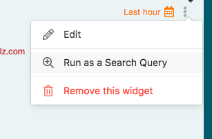 Query From Widget