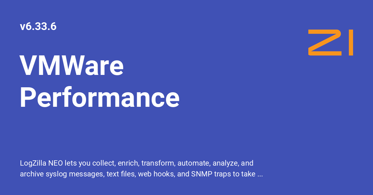 VMWare Performance - V6.29.0